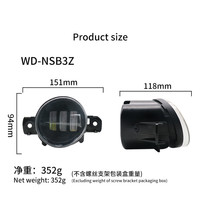 Luces antiniebla Led de coche para Nissan Sylphy Tiida Langzhou Luz de circulación diurna sistemas de iluminación automática luces antiniebla de lente modificada