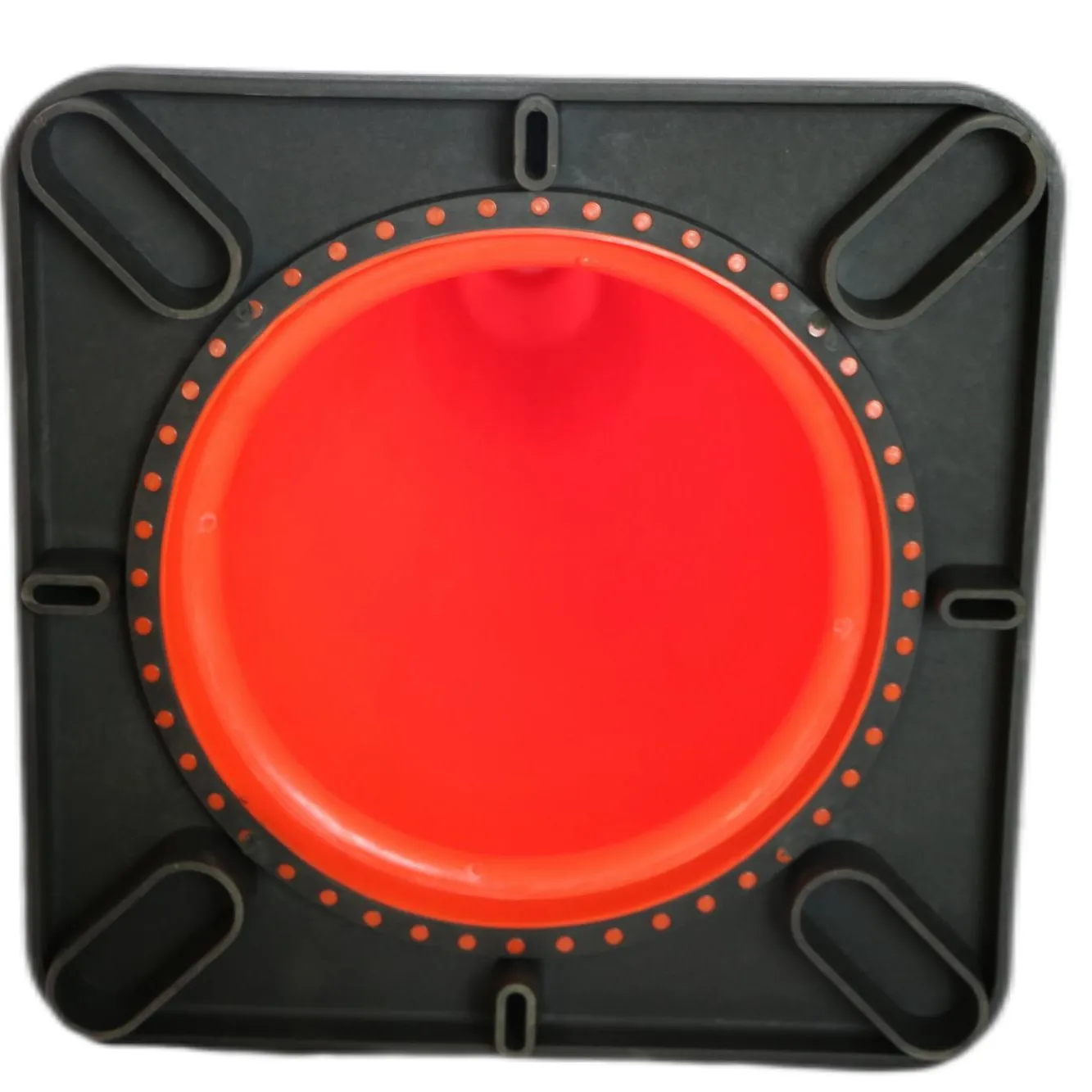 36 "インチ2色トラフィックオレンジ安全道路コーン環境にやさしい素材反射コーン