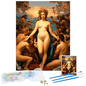 Dipinto a Olio Personalizzato di Alta Qualità con Ritratto <span class=keywords><strong>Sexy</strong></span> Incorniciato, Dipinti di Nudi OEM ODM Vietnam, Arte Decorativa Classica - Product Image 1