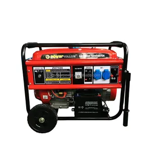 Çin petrol jeneratör benzinli jeneratör için 15 hp hava soğutmalı 6kw satış