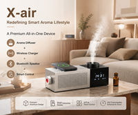 Nouveau diffuseur de parfum intelligent 2026 avec écran, sans eau, pour table, compatible WiFi et application, en métal, pour la maison