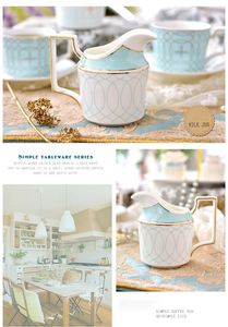 Juego de Tazas y Platos de Cerámica Personalizados con Esmalte de Color y Borde Dorado de Lujo, para Espresso, Cappuccino, Café Turco y Té - Product Image 5