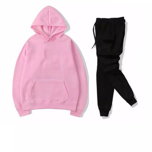 2 parça erkek özelleştirmek boş kazak Slim Fit Jogger takım elbise spor eşofman - Product Image 6