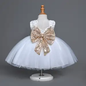 Outong Neue Produktideen, Mädchen kleider Benutzer definierte Bodycon Kurzes Sommerkleid Baby Mädchen Brautkleider Für Alter 6 Kleine Größe/