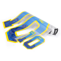 Sewill Custom Soccer Jersey Nummer Ready to Press Benutzer definierte Plast isol Vinyl Heat Transfers Printed Jersey Nummer