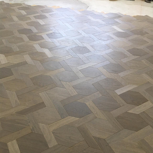 אמנות פרקט רצפת עיצוב עתיק סיים מסוקסות כיתה אמנות משושה עץ אמנות פרקט ריצוף - Product Image 2