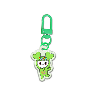 Porte-clés en acrylique avec mousqueton, adorable dessin animé TWICE, <span class=keywords><strong>MOMO</strong></span> <span class=keywords><strong>SANA</strong></span> MINA - Product Image 5