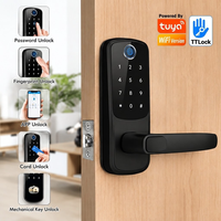 Serrure Intelligente Tuya WiFi TTLock 2026 – Verrou Numérique Biométrique à Empreinte Digitale, Entrée Sans Clé pour Appartement, Hôtel, Bureau, Maison