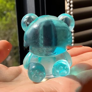 Juguete transparente de oso de TPR con textura de maltosa, juguete de simulación de animal de dibujos animados, juguete antiestrés para niños y adultos - Product Image 3