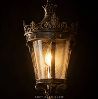 Lampu Gantung Lentera 2 Lampu Aluminium Kaca Vintage Industrial untuk Dapur, Ruang Makan, Lorong, Pintu Masuk, Ruang Tamu