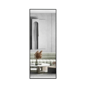 Wholesales Frame <b>Floor</b> <b>Mirror</b> True Image Durable square Room <b>Mirror</b> Metal <b>Floor</b> <b>Mirror</b> <b>Stand</b> Indoor Bathroom Living Room <b>Mirror</b> - Product Image 4