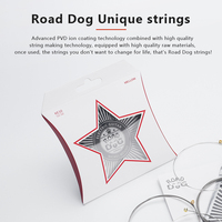 Road Dog KE 09 10 High Carbon Hexagon Steel Core PVD Ion Coating Coated Nickel Steel Alloy Material Electric Guitar String