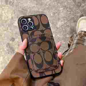 เคสโทรศัพท์หนังหรูหราสไตล์ธุรกิจ พร้อมช่องใส่บัตร ดีไซน์ใหม่จากนักออกแบบ/เคสโทรศัพท์มือถือดีไซน์หรูหราใหม่ - Product Image 1