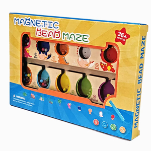 Tablero de Rompecabezas de Madera con Números y Colores, Juguete Educativo Montessori para el Desarrollo de la Motricidad Fina para Niños y Niñas, con Certificación CE - Product Image 1