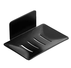 <span class=keywords><strong>Savon</strong></span> plat auto-adhésif écologique <span class=keywords><strong>pour</strong></span> la douche, porte-<span class=keywords><strong>savon</strong></span> en aluminium noir, plat <span class=keywords><strong>pour</strong></span> la salle de bain - Product Image 1