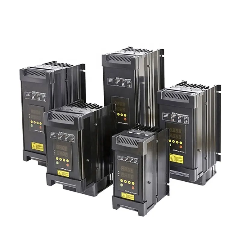 3 단계 110-440VAC 40A SCR 전원 컨트롤러 전압 레귤레이터 RS-485 0-10V, 4-20mA, 0-5V 제어 신호
