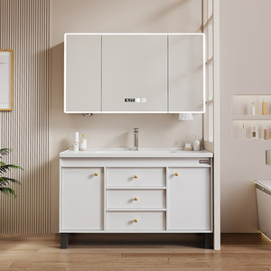 New <b>floor</b>-<b>standing</b> ceramic integrated basin bathroom cabinet bathroom sink wash basin cabinet combination - Product Image 1