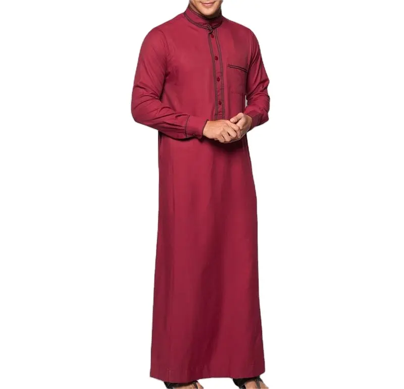 Verwerking Custom Moslim Thobe Mannen Groothandel Abaya Thobes Islamitische India Product