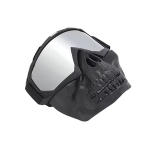 Lunettes de protection tactiques détachables personnalisées avec logo PC, anti-vent et anti-sable pour moto, ski, vélo et sports. - Product Image 1