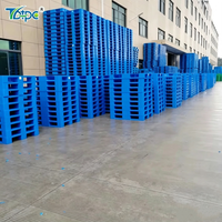 Palette en plastique HDPE de qualité industrielle, norme européenne, à six roulettes, pour la logistique industrielle, l'entrepôt et l'expédition