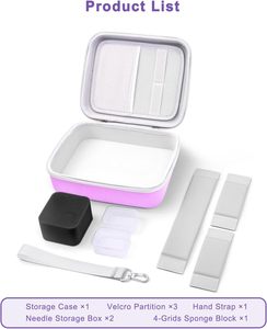 Estuche de Viaje para Suministros Diabéticos con Logotipo Personalizado, Correa de Hombro de EVA, Organizador de Diabetes Portátil, Divisores Ajustables para Glucosa - Product Image 5