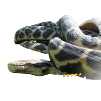 Modèle d'animal serpent animatronique unique et réaliste, serpent grandeur nature, produits d'animation, animaux serpents électriques avec télécommande