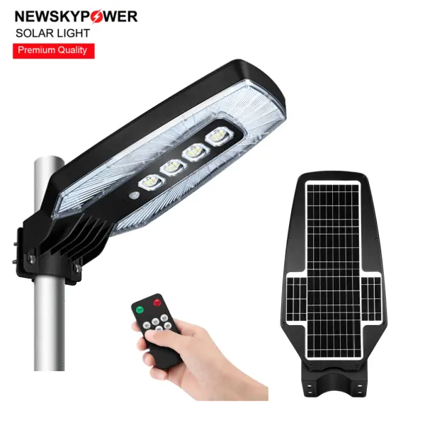 Offre Spéciale conception unique OEM capteur de mouvement de l'énergie solaire a mené le réverbère solaire avec la lumière de sécurité solaire à distance pour le pont de cour de jardin