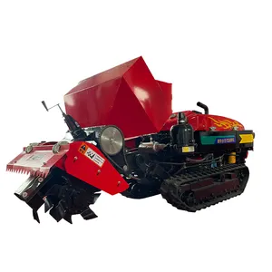 Remote Control Multi-Functional Pastoral Management Machine Crawler Rotary Cultivator