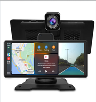 CarPlay et Android Auto sans fil, écran CarPlay HD IPS de 10,26 pouces, Bluetooth/AUX/FM, navigation, récepteurs audio de voiture