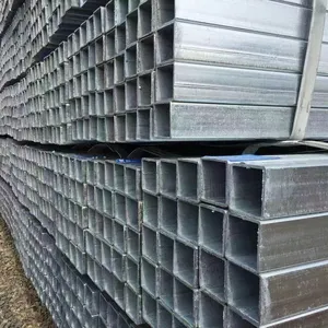 ASTM A106 A36 A53 1387 ERW Hollow Gi Steel Pipe Hot Dip Welded Square Galvanized Steel Pipes