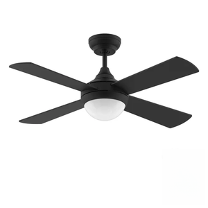 Ventilador de Techo LED Moderno con 4 Aspas de ABS, Motor DC, Control Remoto, Ventilador de Exterior Económico con Control Remoto - Product Image 1