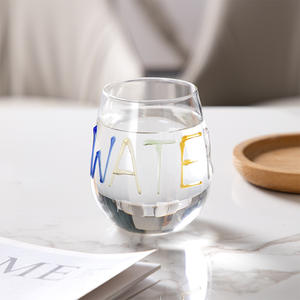 Taza de café de doble pared de vidrio de borosilicato resistente al calor con letras de monograma 3D de colores personalizados SNW - Product Image 4
