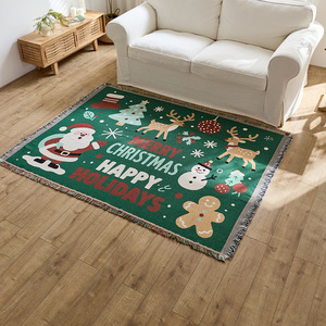 Christmas <b>Sofa</b> Cover Printed Polyester 190-230cm Washable Holiday Decoration Classic Style <b>Sofa</b> <b>Slipcover</b> - Product Image 2