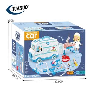 Bambini ragazzo finta gioca giocattoli ambulanza <span class=keywords><strong>auto</strong></span> giocattoli Kit medico carrello giocattolo con luce e suono - Product Image 5
