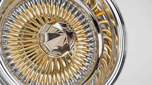 Roue métallique 13 14 <span class=keywords><strong>15</strong></span> 16 17 18 20 22 <span class=keywords><strong>pouces</strong></span> Chrome Lip Gold Spinner Nipple Straight Cross Lace 72 100 150 Spoke RIMS - Product Image 4