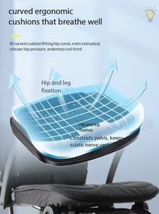 Silla de baño con inodoro y ruedas para discapacitados, silla de ruedas móvil para ancianos - Product Image 3