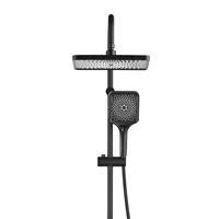 Système de colonne de douche chromée moderne de haute qualité, haute pression, économie d'eau, installation facile, douche multifonctionnelle pour salle de bain