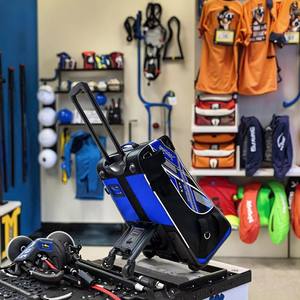 Bolsa de Transporte Ligera de Nailon con Ruedas para Equipo de Hockey sobre Hielo, con Compartimento Acolchado para Accesorios, para Niños - Product Image 1