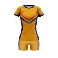 Jersey bola voli kustom dengan tim Nomor nama untuk anak perempuan dan wanita kaos voli pribadi dan celana pendek untuk anak laki-laki