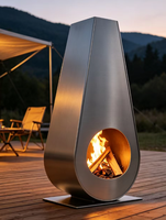 Barbecue à gaz simple, construction en acier inoxydable, commande par bouton, montage facile, design portable, forme moderne, revêtement en poudre