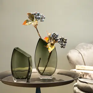 꽃 병 홈 장식 크리 에이 티브 투명 수경 꽃병 웨딩 테이블 장식