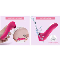 Klitoris-Stimulator, Luftpuls-Vibrator, 10 Modi, Saugmassagegerät, wasserdicht, USB wiederaufladbar, G-Punkt-Vibrator, persönlich für Frauen