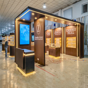 Stand d'exposition modulaire flexible rétroéclairé par LED, stand d'exposition de marque, stand d'exposition modulaire écologique pour les expositions mondiales - Product Image 2
