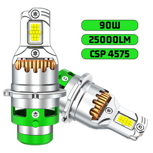 หลอดไฟหน้า LED แบบท่อทองแดงคู่ D2S D4S แบบเสียบปลั๊กโดยตรง อัพเกรดไฟหน้ารถยนต์ - Product Image 3