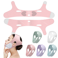 Double réducteur de menton Lifting Slimming Facial Pain Soulager les maux de dents Ceinture de sangle faciale réglable Ice Gel Pack Mask
