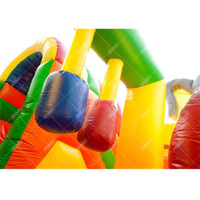 Commercial éléphant sec videur diapositive combo gonflable moonwalk gonflable château gonflable maison de rebond pour les enfants adultes