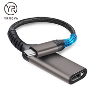Kabel adaptor type-c 3.1 Male USB 3.0 Female Gen1 5GBPS jalur sinkronisasi Data pengisian cepat kompatibel kamera Android IOS buatan nilon