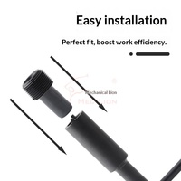 Porte-outil haute vitesse à cinq axes HSK63100 CPW, tuyau de refroidissement à eau HSK50E, clé de démontage de tuyau d'eau HSK100A, fabriqué en Chine