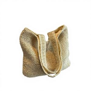 New Fashionable <b>Woven</b> Straw Vintage Lady's ZIP Closure Single Strap Women's <b>Bag</b> for Summer/Autumn/Winter Travel & Shopping - Product Image 1