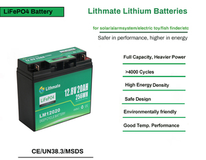 Factory Price 12 Volt 7ah 12ah 18ah <strong>20ah</strong> Deep Cycle Rechargeable Solar Lithium Iron Phosphate Ups Lifepo4 <strong>Battery</strong> <strong>12v</strong> <strong>20ah</strong> - Product Image 4
